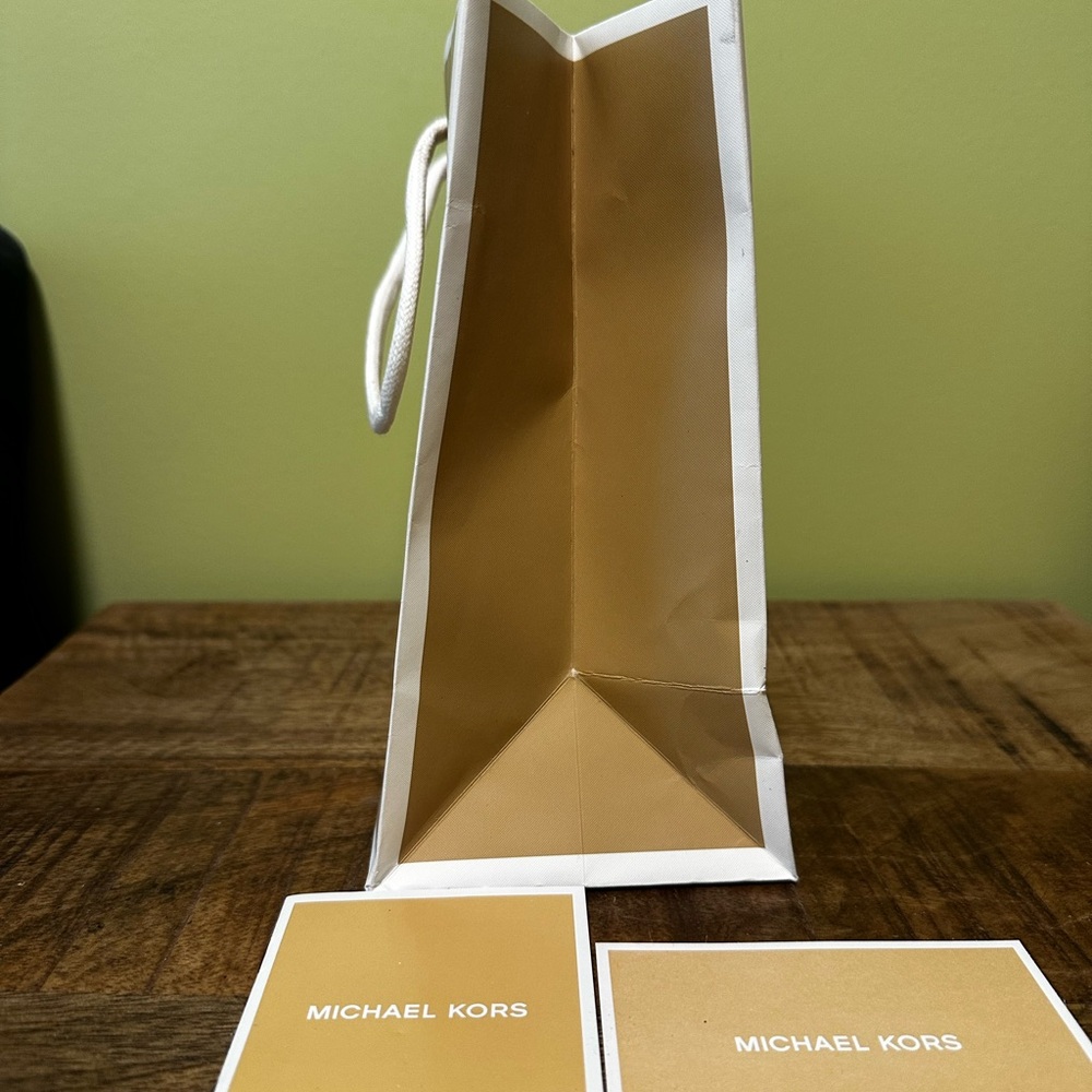 Small Michael Kors shopping bag empty - Picture 3 of 5